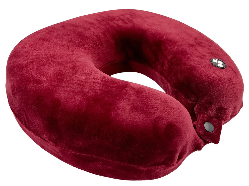 Подушка для путешествий с эффектом памяти «Drowsy», бордовый - фото 2
