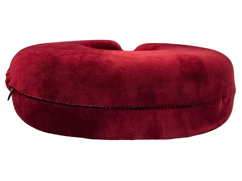 Подушка для путешествий с эффектом памяти «Drowsy», бордовый - фото 4