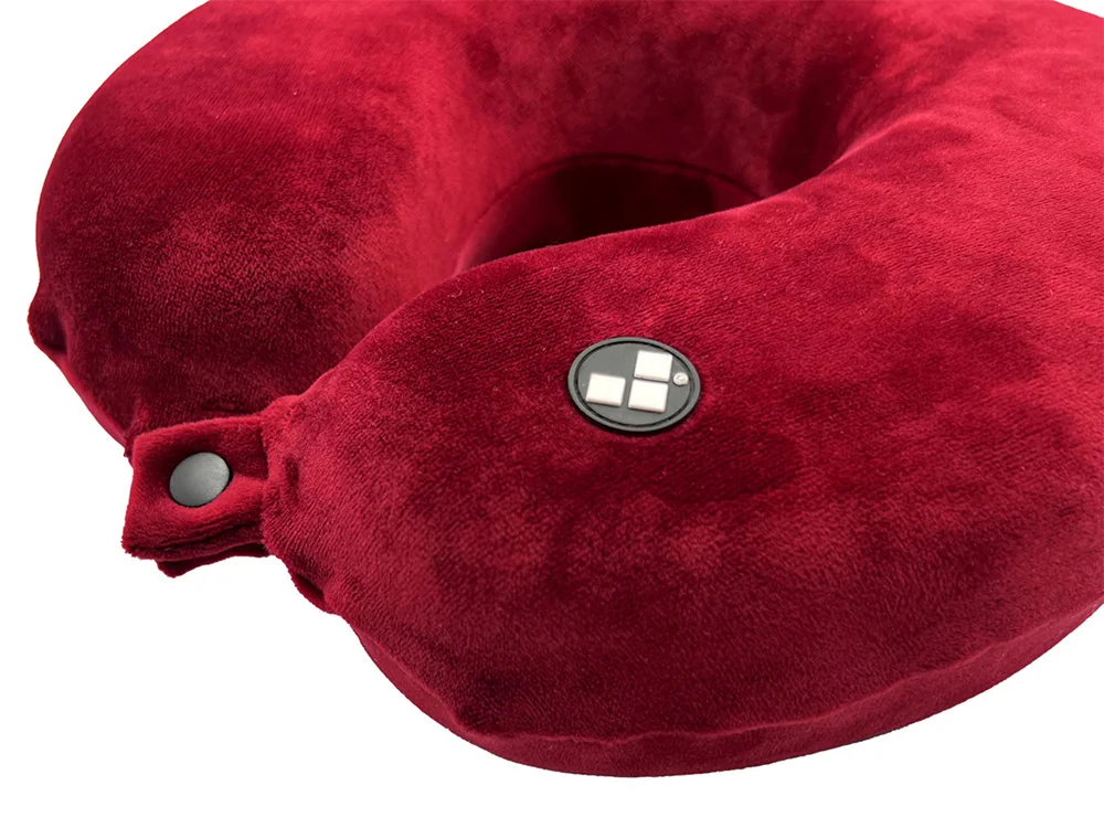 Подушка для путешествий с эффектом памяти «Drowsy», бордовый - фото 6