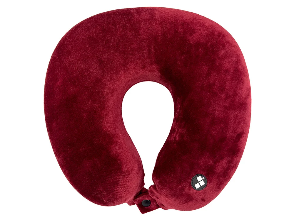 Подушка для путешествий с эффектом памяти «Drowsy», бордовый - фото 7
