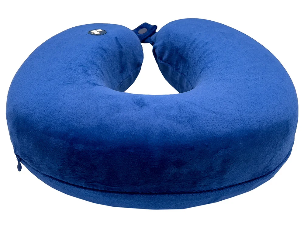 Подушка для путешествий с эффектом памяти «Drowsy», синий - фото 4