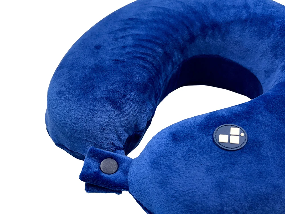 Подушка для путешествий с эффектом памяти «Drowsy», синий - фото 6