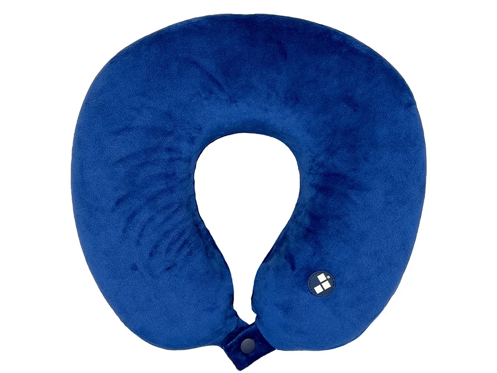 Подушка для путешествий с эффектом памяти «Drowsy», синий - фото 7