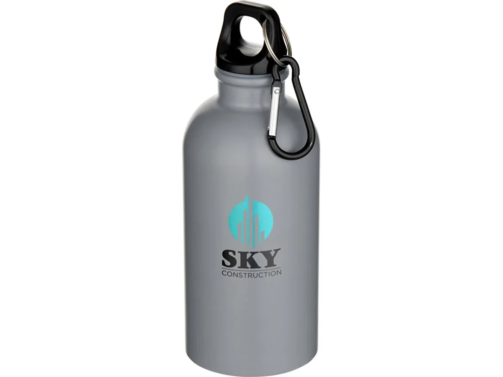 Бутылка для воды «Oregon», переработанная сталь, 400 мл, серый - фото 4