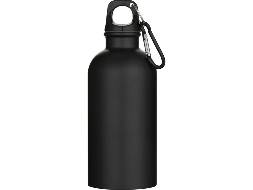 Бутылка для воды Oregon переработанная сталь 400 мл черный - фото 2