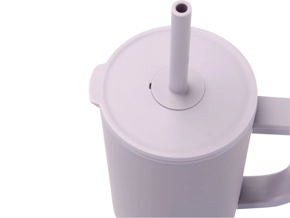 Герметичная термокружка Brady с силиконовой трубочкой переработанная сталь 900 мл сиреневый - фото 4