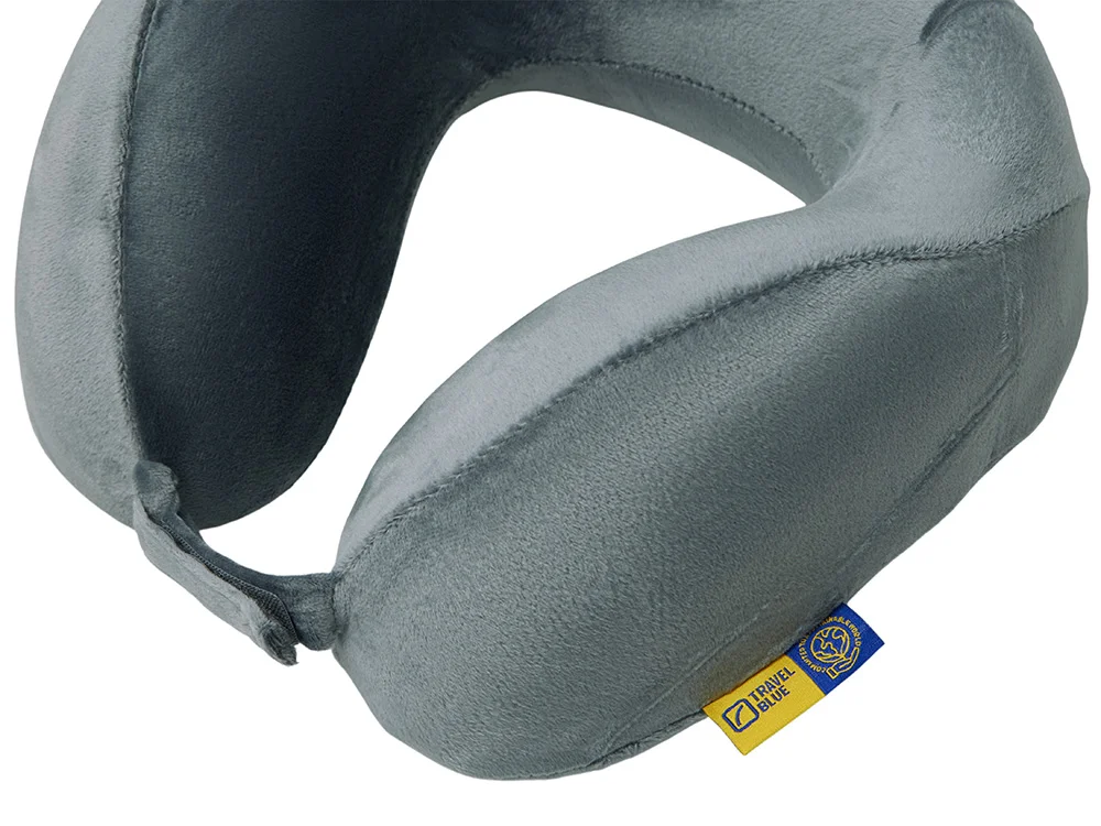Подушка для путешествий с эффектом памяти «Tranquility Pillow», серый - фото 4