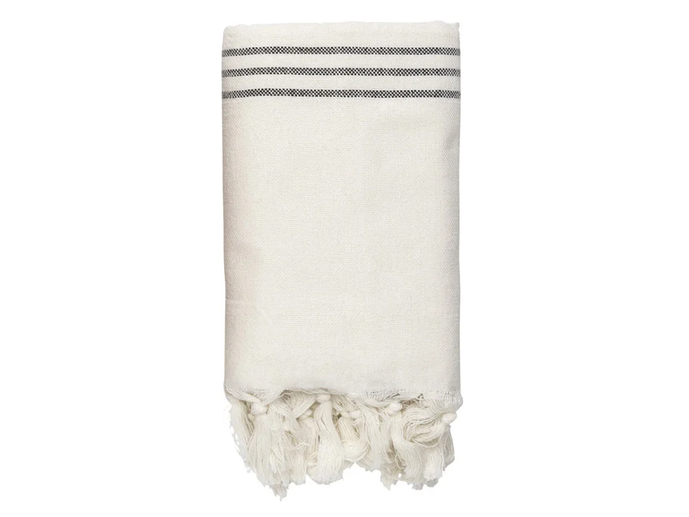 Плед 3-в-1 из переработанного хлопка белый - фото 2