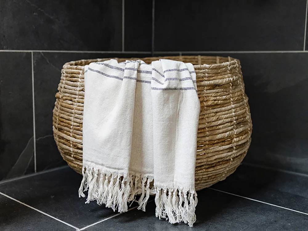 Плед 3-в-1 из переработанного хлопка белый - фото 4