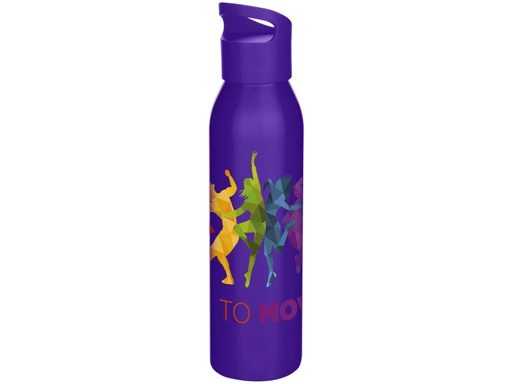 Бутылка для воды из переработонной стали Sky 650 мл фиолетовый - фото 4