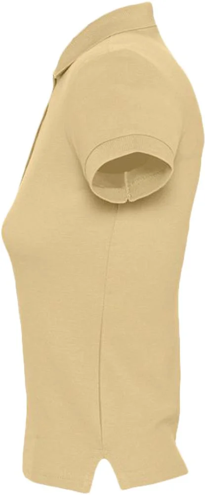 Рубашка поло женская People 210, бежевая - фото 3