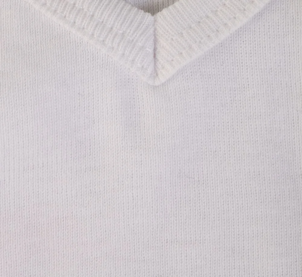 Футболка женская Lady 220 с V-образным вырезом белая - фото 4