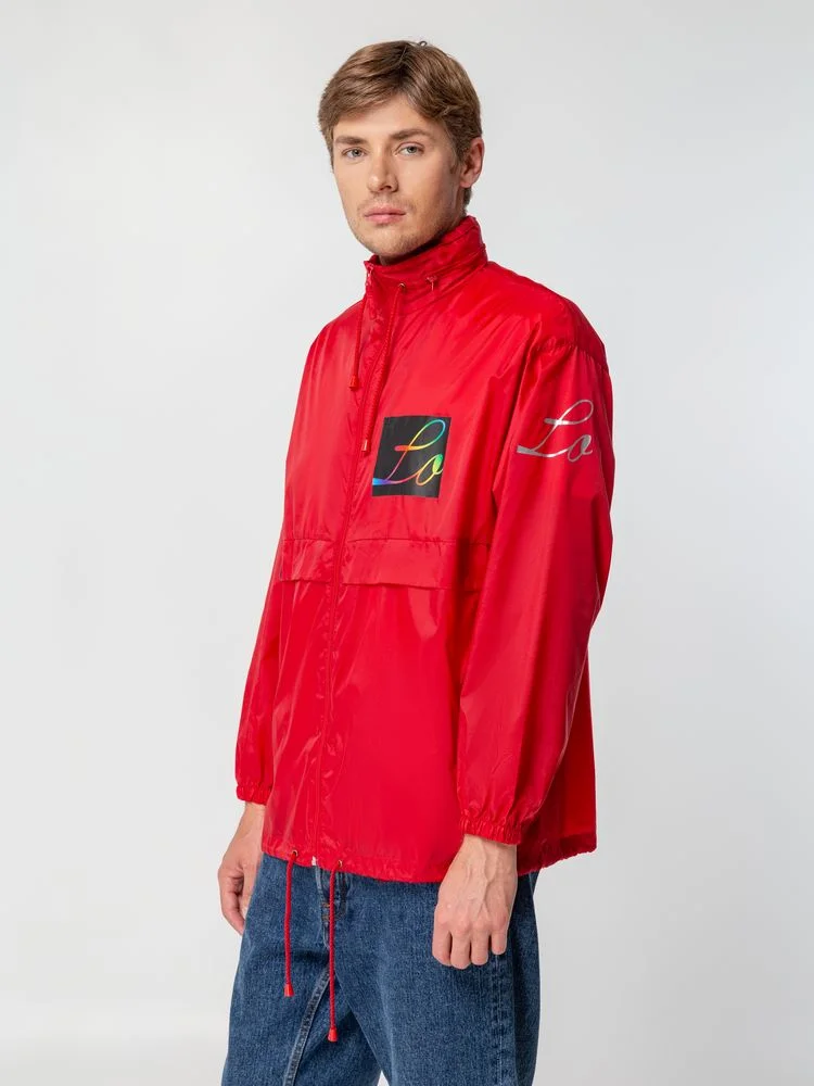 Ветровка из нейлона Surf 210 красная размер XL - фото 6