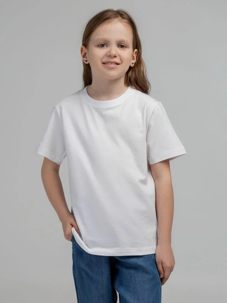 Футболка детская Regent Kids 150 белая на рост 96-104 см 4 года - фото 5