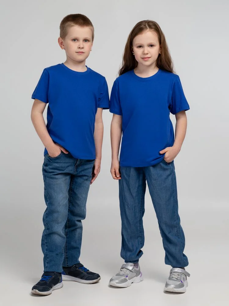 Футболка детская Regent Kids 150 ярко-синяя royal на рост 118-128 см 8 лет - фото 7