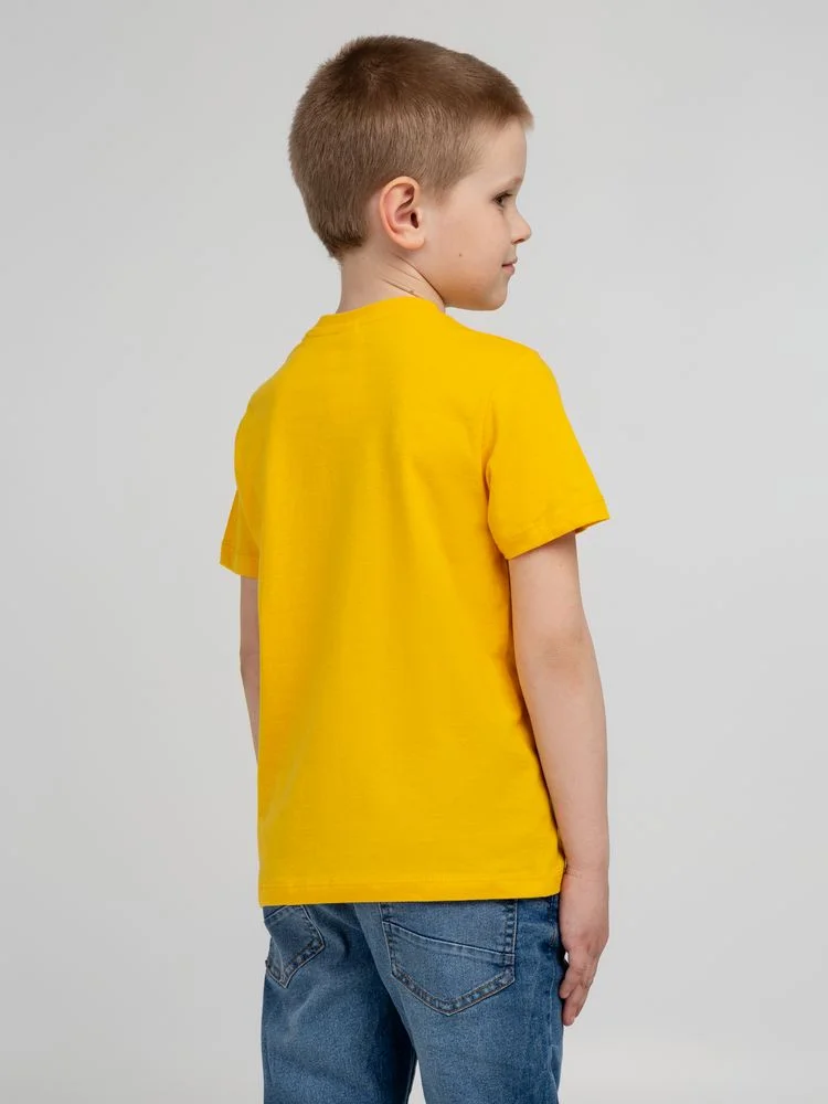Футболка детская Regent Kids 150 желтая на рост 106-116 см 6 лет - фото 4