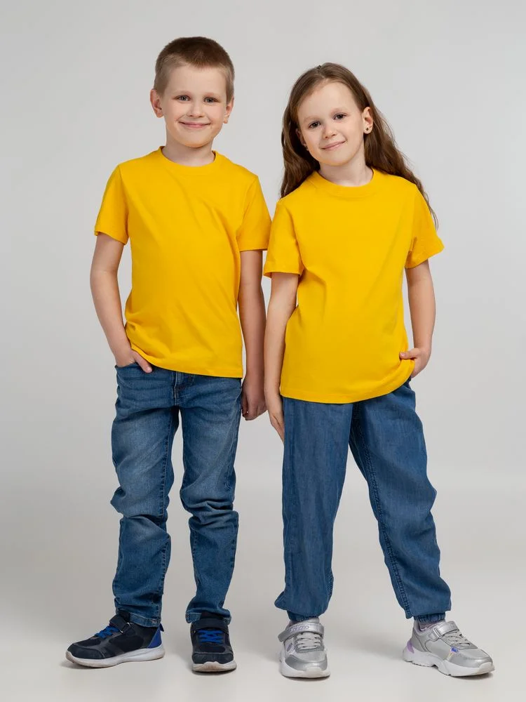 Футболка детская Regent Kids 150 желтая на рост 130-140 см 10 лет - фото 7