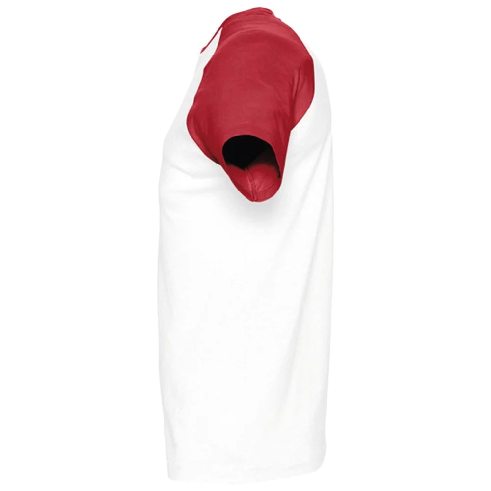 Футболка мужская двухцветная Funky 150 белый/красный размер S - фото 3