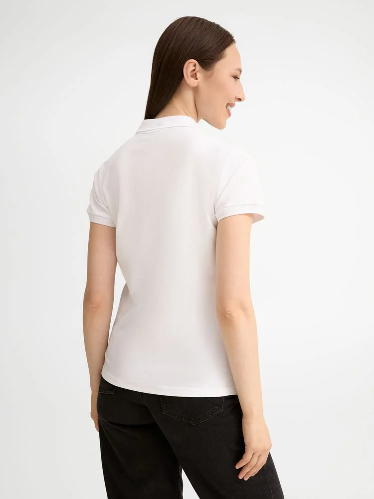 Рубашка поло женская People 210 белая размер L - фото 5