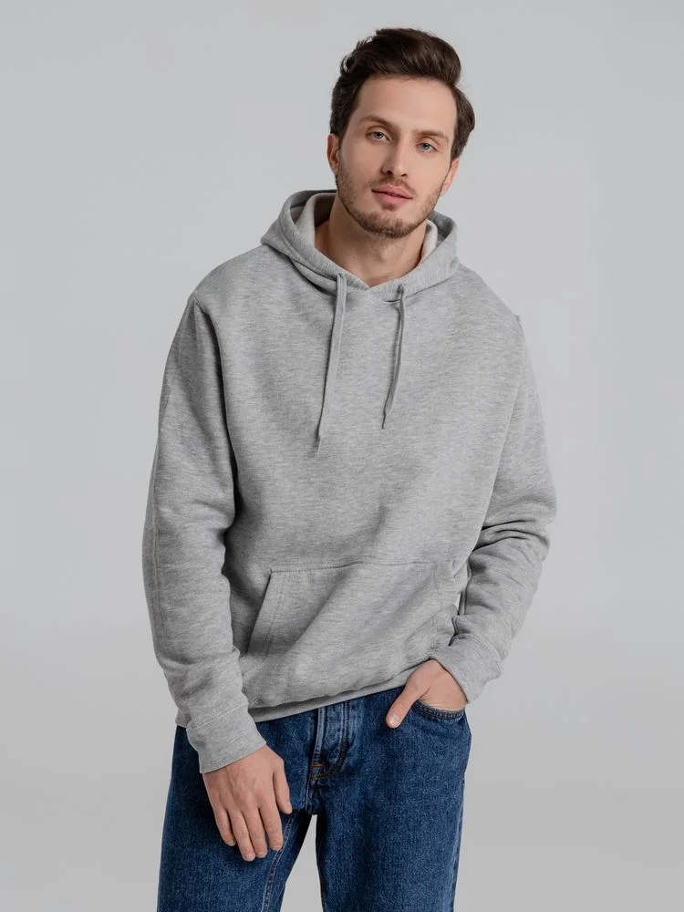 Толстовка с капюшоном Slam 320 серый меланж размер XS - фото 5