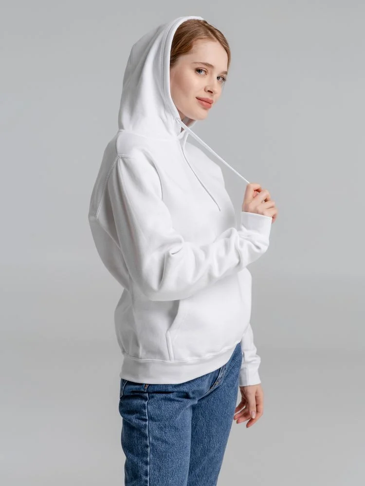 Толстовка с капюшоном Slam 320 белая - фото 9