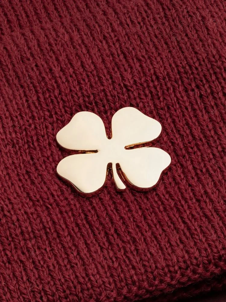 Шильдик Счастливый клевер золотистый - фото 9