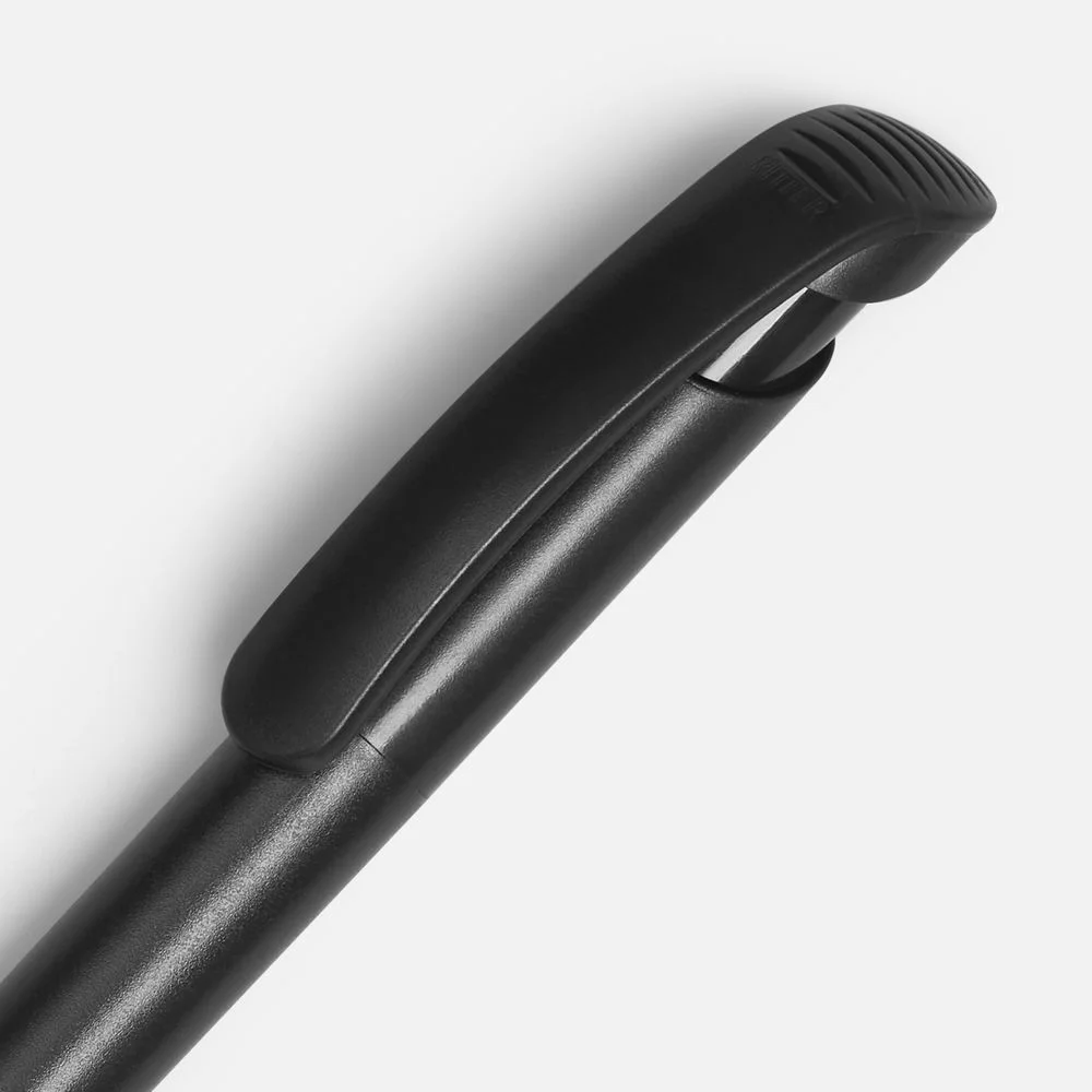 Ручка шариковая Clear Solid черная - фото 3