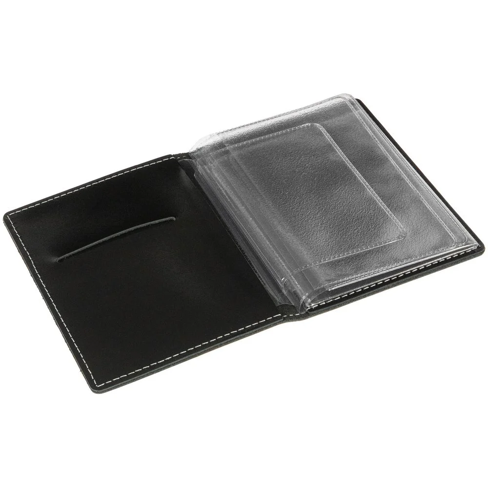 Обложка для автодокументов Комфорт черная - фото 3