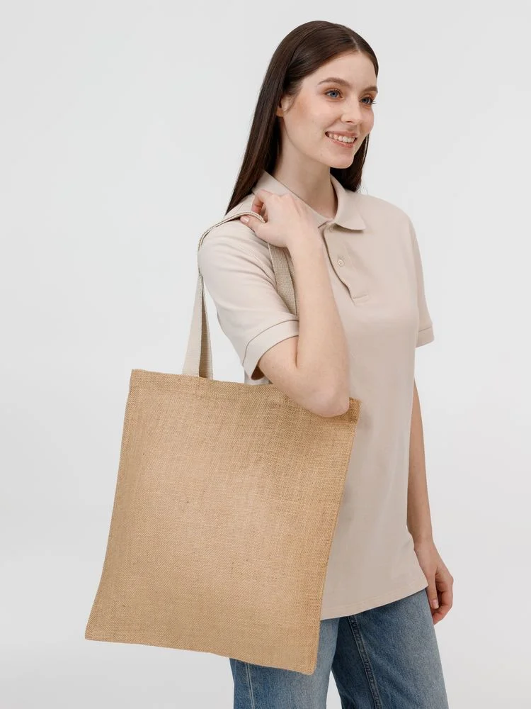 Холщовая сумка на плечо Juhu неокрашенная неокрашенный - фото 7