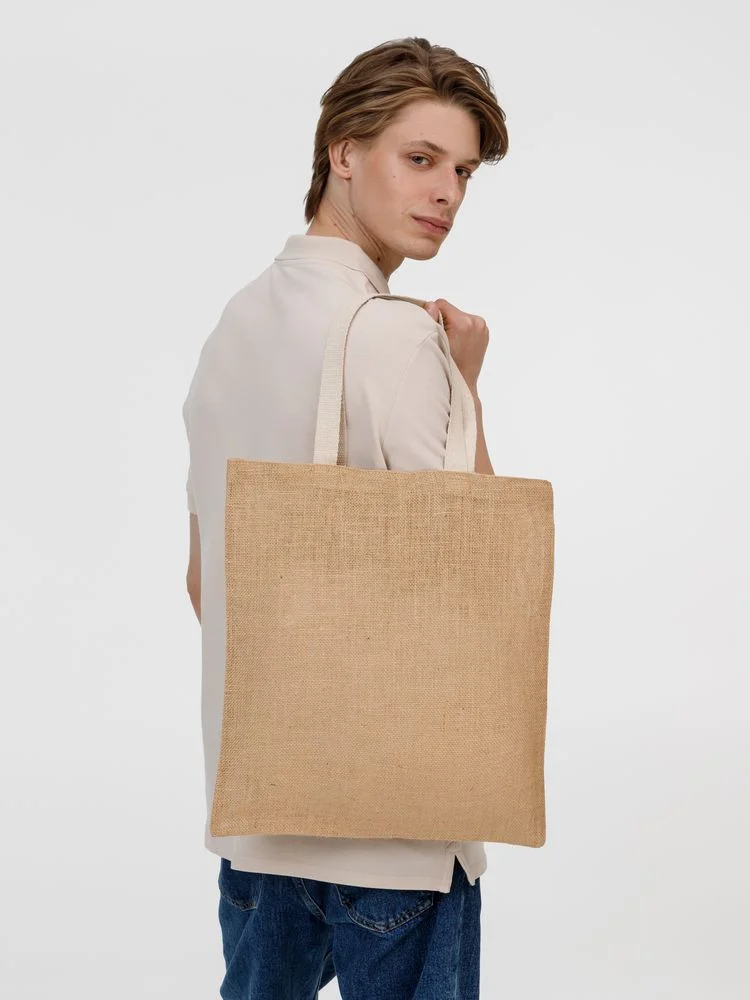 Холщовая сумка на плечо Juhu неокрашенная неокрашенный - фото 9