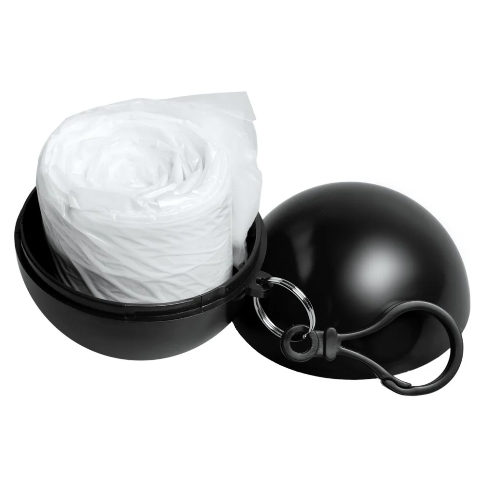 Дождевик в круглом футляре Nimbus, черный - фото 2