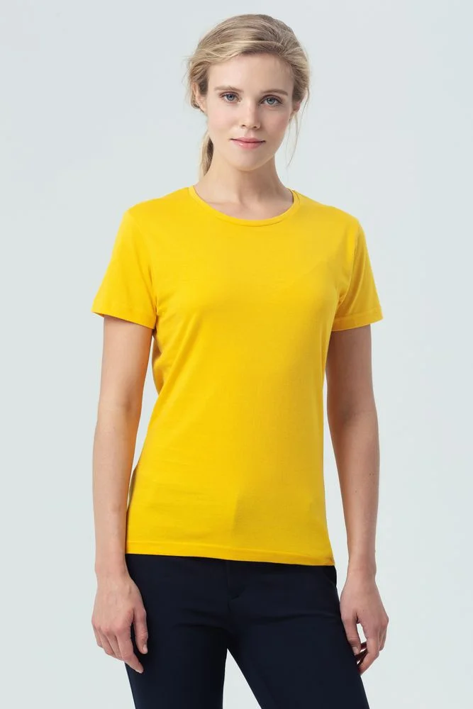 Футболка женская Miss 150 желтая - фото 5