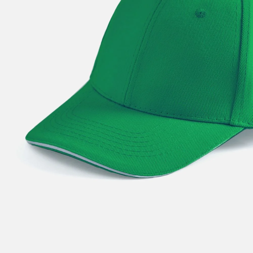 Бейсболка Buffalo ярко-зеленая с белым - фото 2