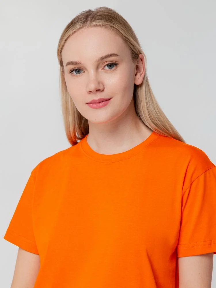 Футболка унисекс T-bolka 140 оранжевая - фото 11