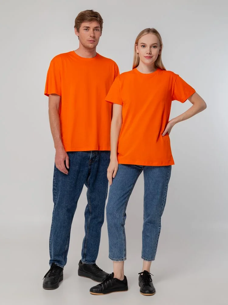 Футболка унисекс T-bolka 140 оранжевая - фото 12
