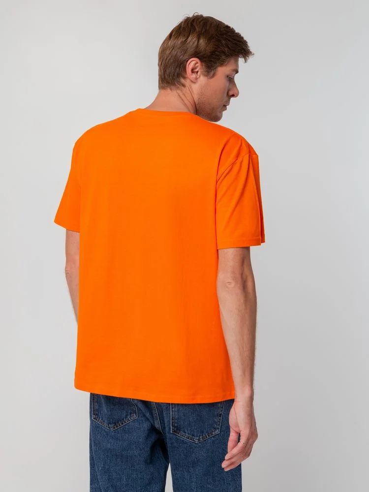 Футболка унисекс T-bolka 140 оранжевая - фото 7
