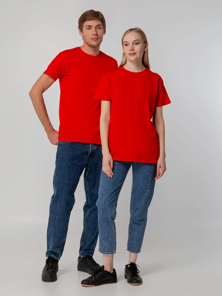 Футболка унисекс T-bolka 140 красная - фото 12