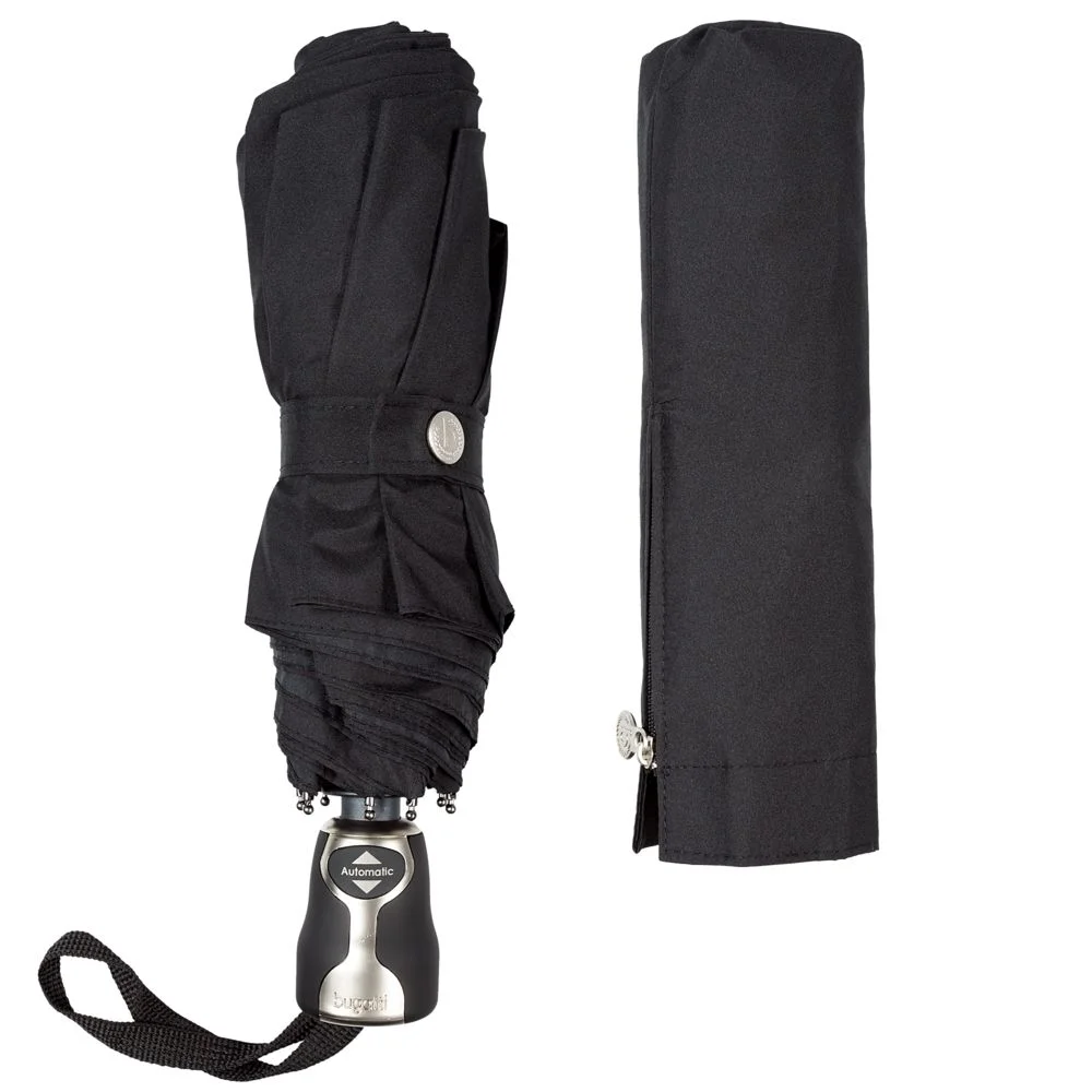 Складной зонт Gran Turismo черный - фото 4