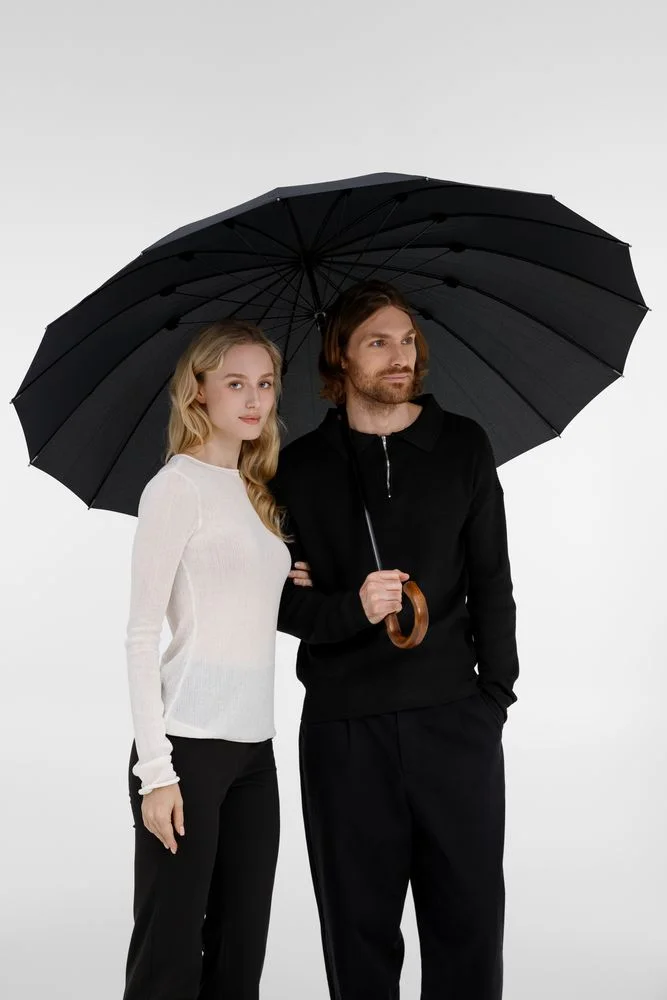 Зонт-трость Big Boss черный - фото 7