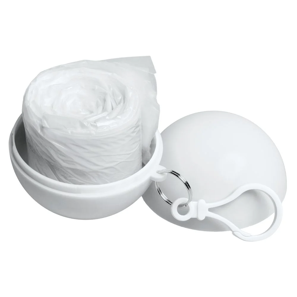 Дождевик в круглом футляре Nimbus, белый - фото 2