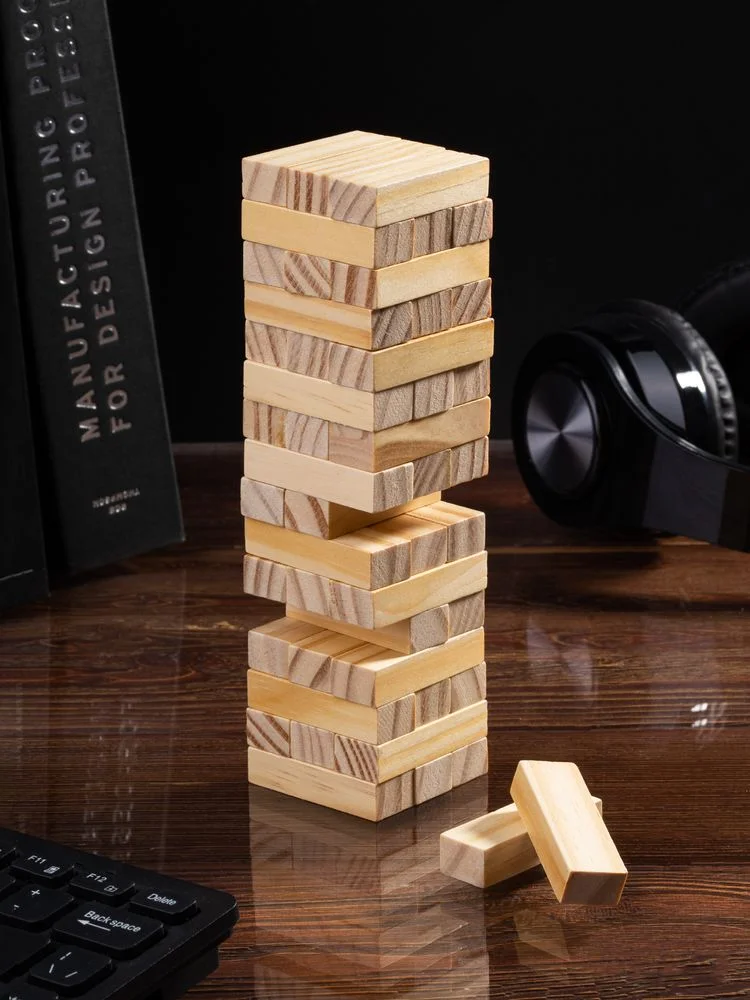 Игра «Деревянная башня мини», неокрашенная - фото 5