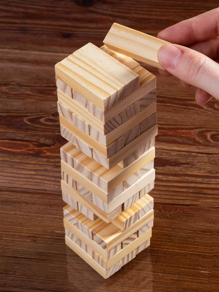 Игра «Деревянная башня мини», неокрашенная - фото 6