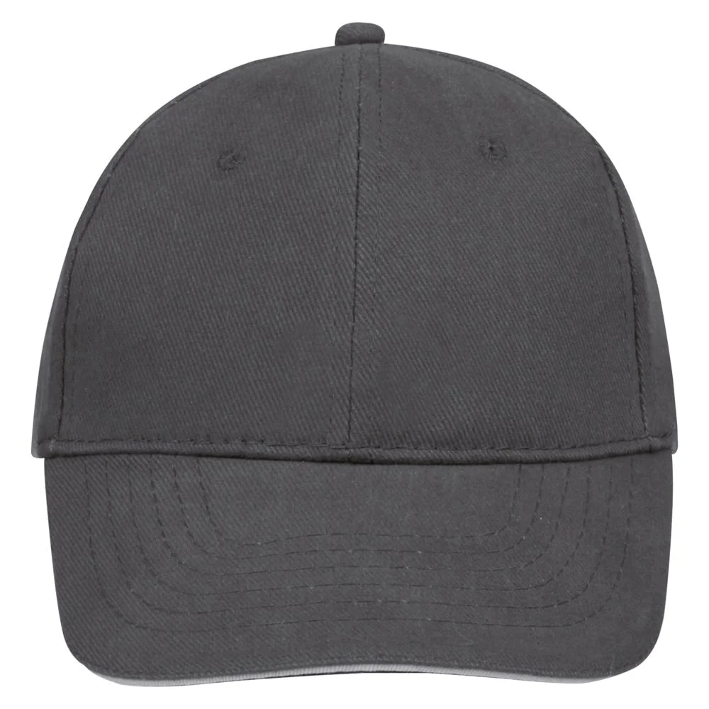 Бейсболка Buffalo, темно-серая со светло-серым - фото 2