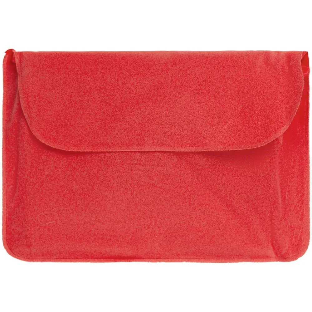 Надувная подушка под шею в чехле Sleep, красная - фото 3