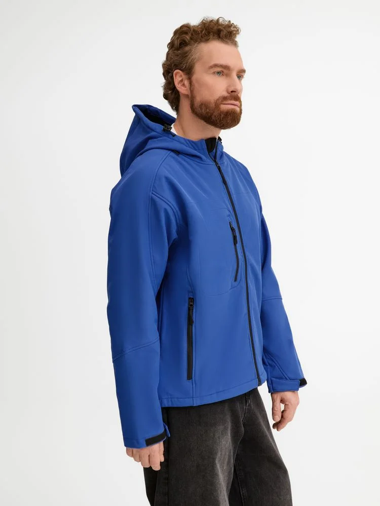 Куртка мужская с капюшоном Replay Men 340 ярко-синяя - фото 5