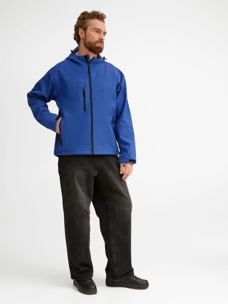 Куртка мужская с капюшоном Replay Men 340 ярко-синяя - фото 8