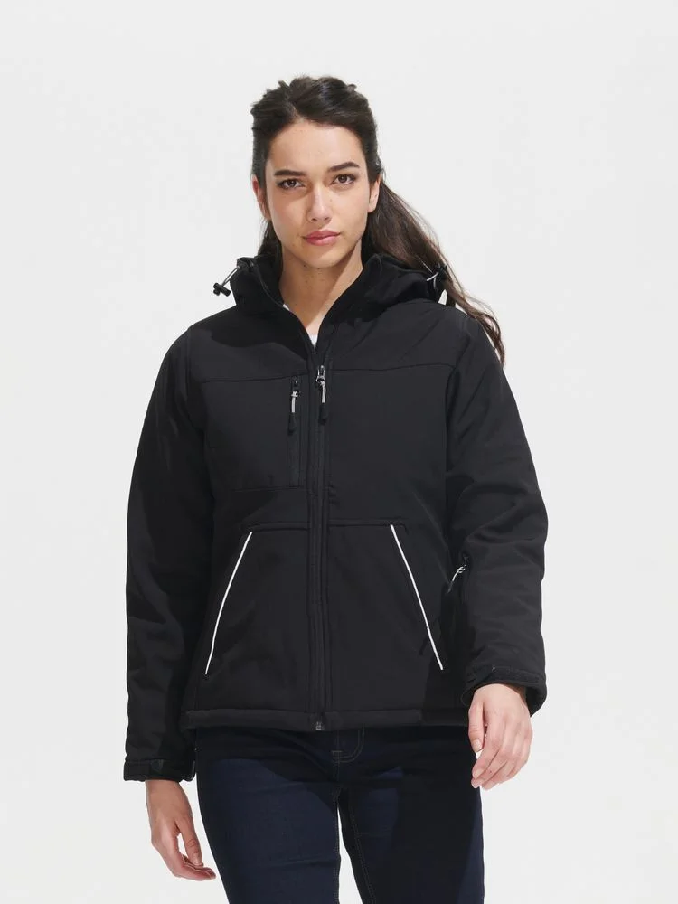 Куртка женская Rock Women, черная - фото 6