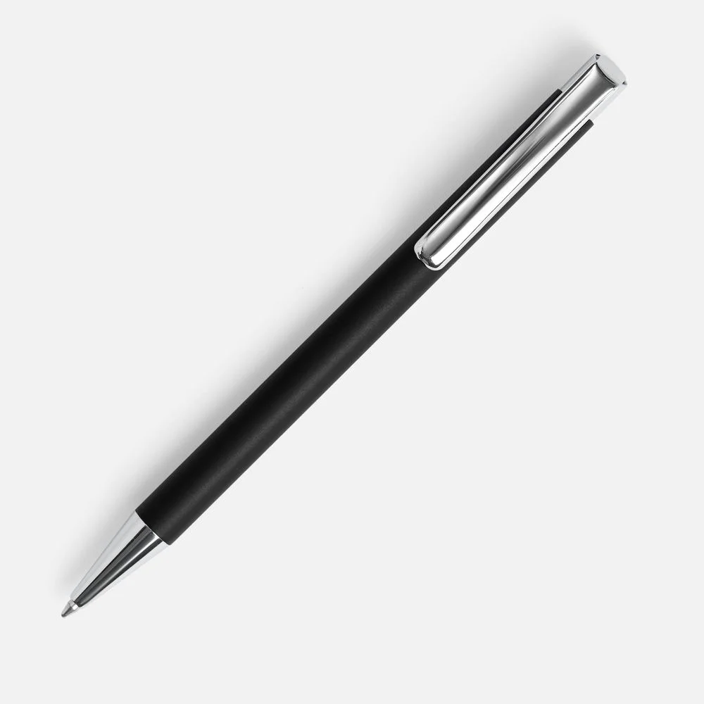 Ручка шариковая Stork черная - фото 2