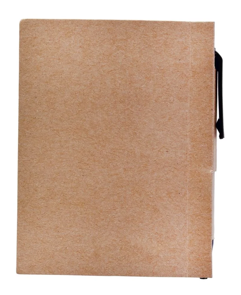 Мини-блокнот Eco Light с ручкой с черными элементами - фото 2