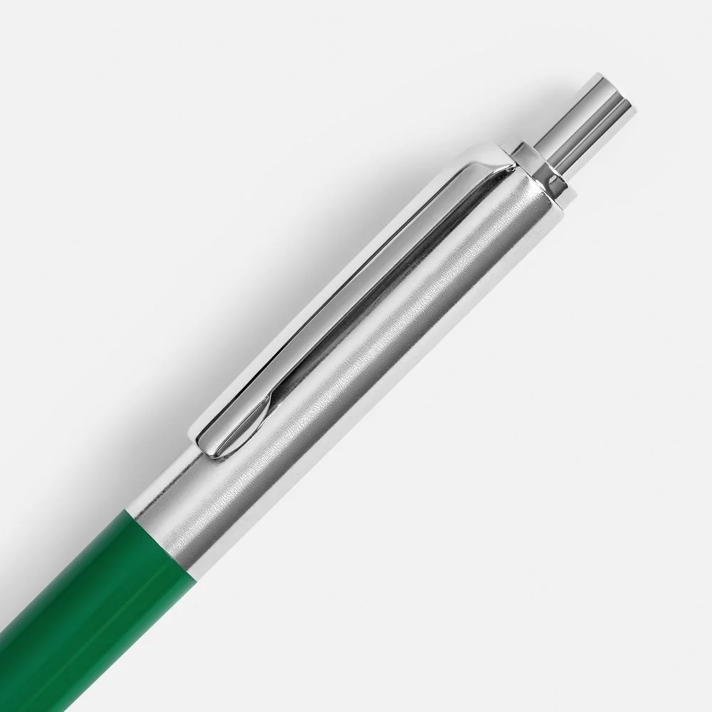 Ручка шариковая Popular зеленая - фото 3